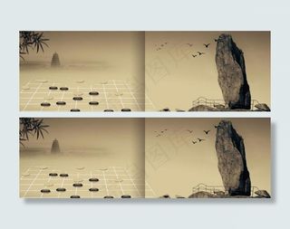 中国风画册素材图片