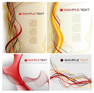 超酷动感线条背景矢量模板素材