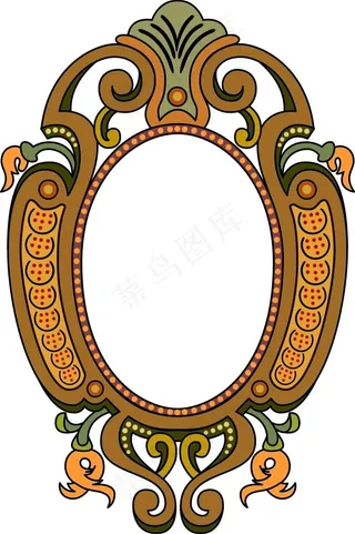 边框花纹花边矢量图