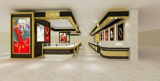 珠宝 展柜 周六福图片