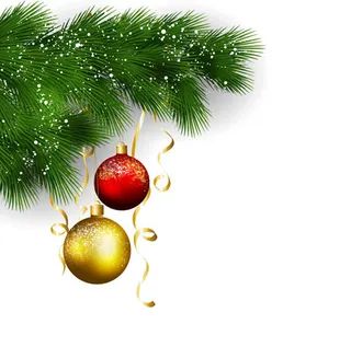 圣诞节网页导航条矢量素材