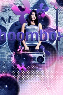 潮流女性时尚暗调音乐元素 潮流女性时尚暗调音乐元素