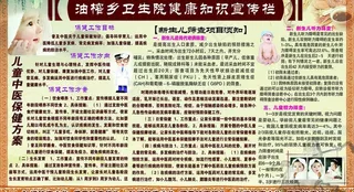 儿童中医保健宣传栏图片