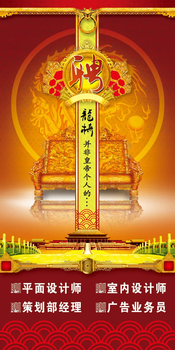 招聘海报(2362X4724(DPI:60))psd模版下载