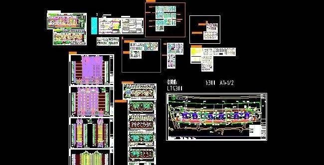 高层商住楼全套建筑施工图