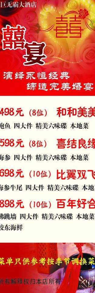 酒店易拉宝图片(2283X6299(DPI:100))psd模版下载