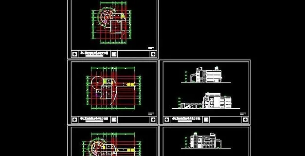 小区春江会所三层平面方案图