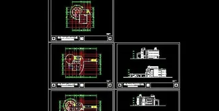 小区春江会所三层平面方案图