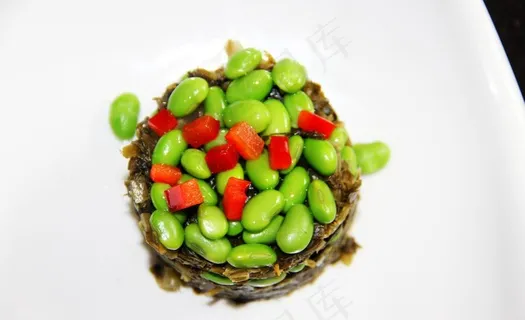 雪菜毛豆米图片 雪菜毛豆米图片