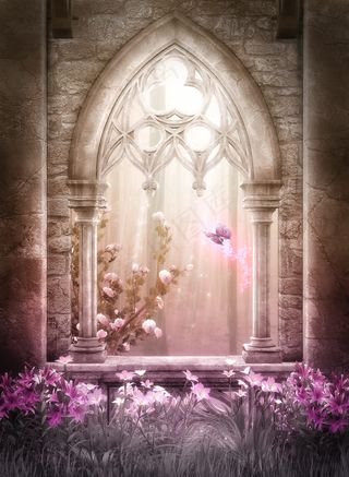 奇幻场景插画图