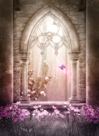 奇幻场景插画图