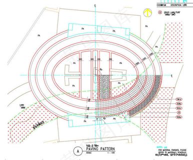 东城金月湾花园cad景观设计详图