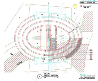 东城金月湾花园cad景观设计详图