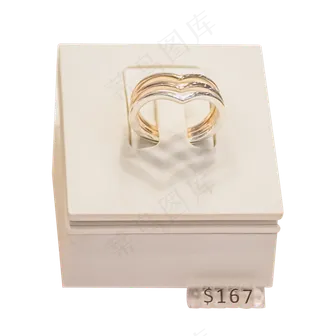 大气黄金戒指戒指盒