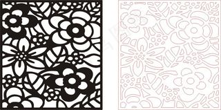 矢量镂空花纹边框底纹欧式