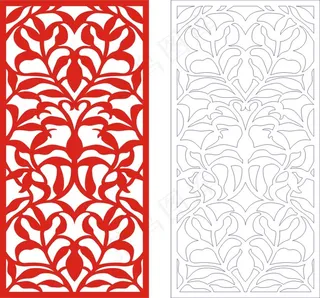 矢量镂空花纹边框底纹欧式