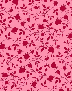 红色花纹素材图片