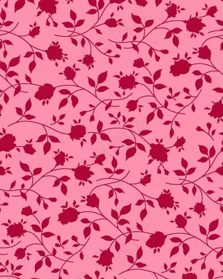 红色花纹素材图片