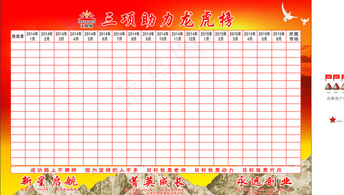 龙虎榜图片cdr矢量模版下载