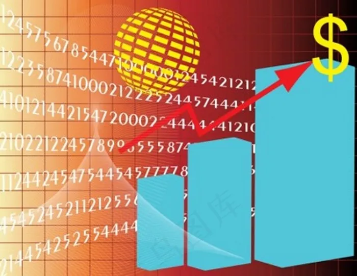 业务数据自由向量ai矢量模版下载