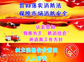 消防宣传图图片
