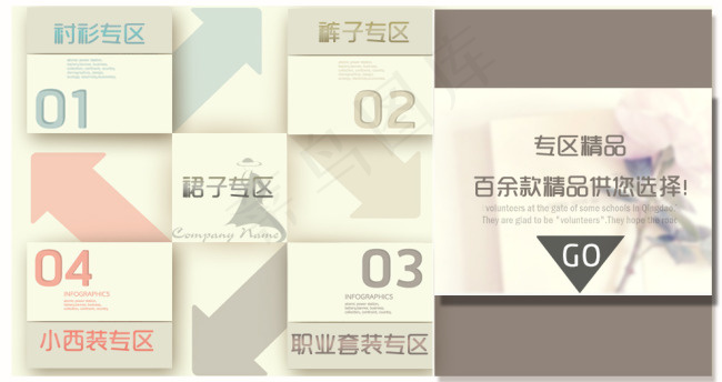 淘宝首页分类专区