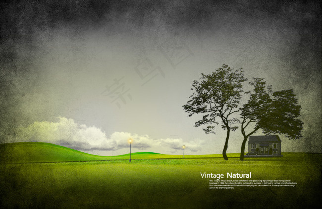 高清PSD分层素材热爱自然