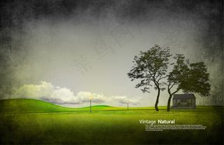 高清PSD分层素材热爱自然