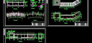花架廊亭施工图