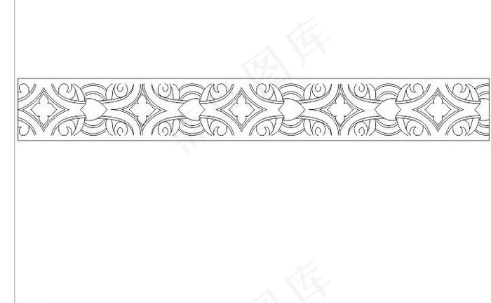 欧式腰线矢量素材图片