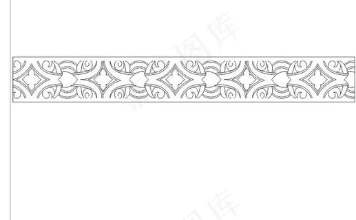 欧式腰线矢量素材图片