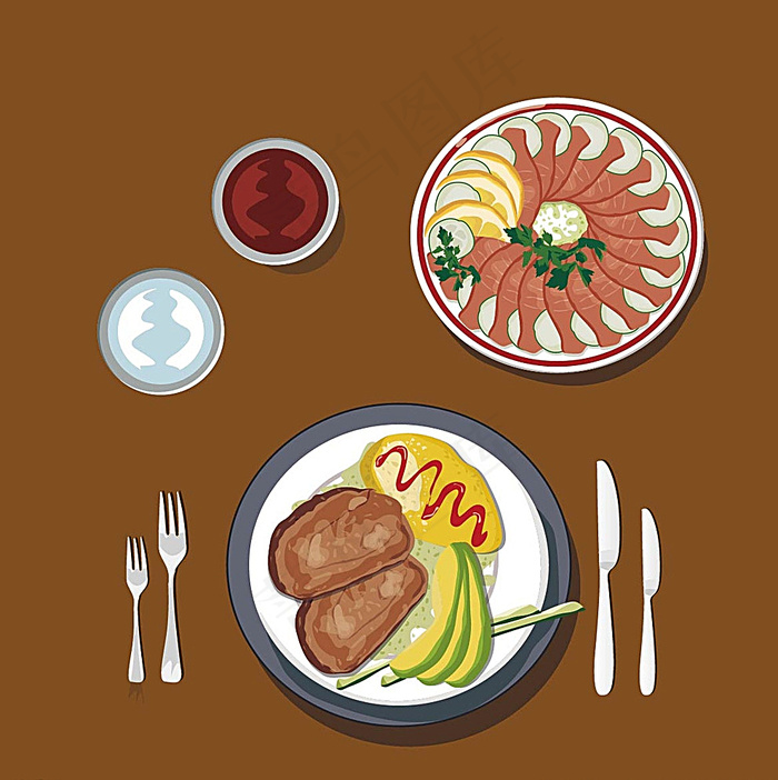 矢量美食食物图片