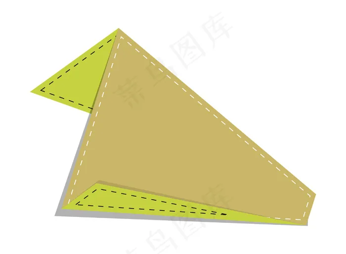 旧货手工折纸设计eps,ai矢量模版下载