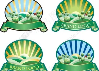 卡通标签 背景图片