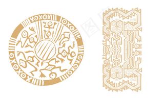 异域风情花纹图案