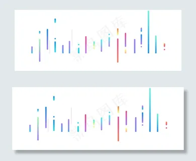 手绘彩色线条元素