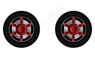 汽车轮胎矢量素材