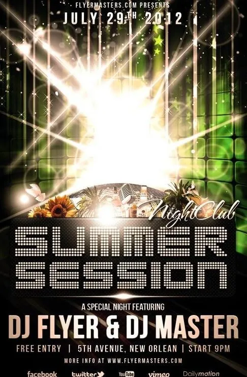 夏季音乐表演 会议图片(1275X1875(DPI:300))psd模版下载