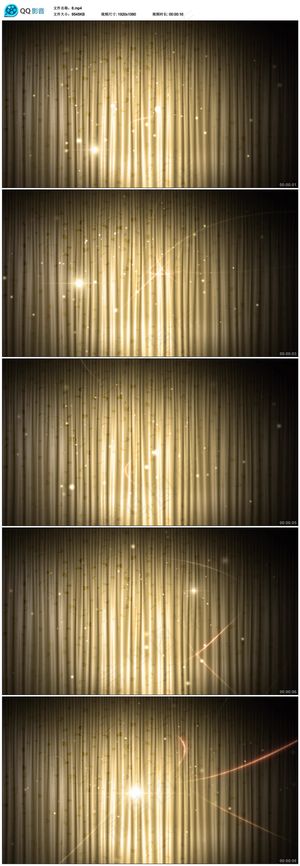 金色幕布LED大屏幕视频素材