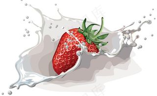 飞溅的牛奶图片