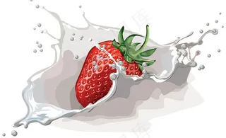 飞溅的牛奶图片