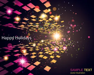 动感绚丽色块矢量图下载