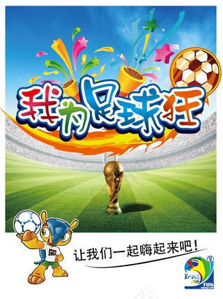 我为足球狂宣传海报
