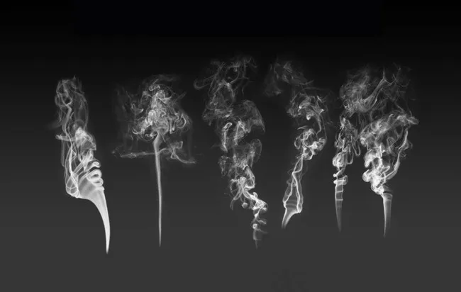 超酷的丝状艺术烟雾笔刷