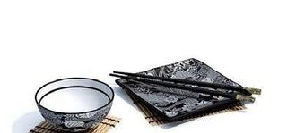 精致餐具 盘子 碗 筷子