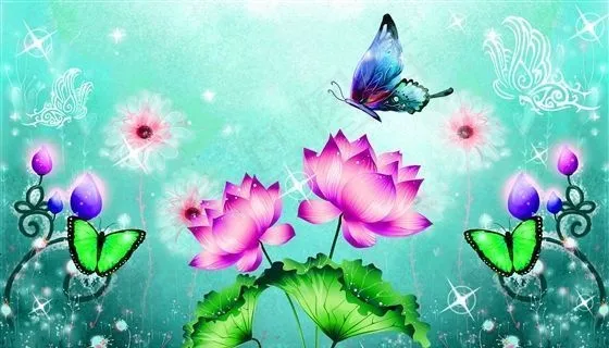 蝶恋花psd模版下载