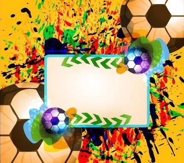 动感足球背景图片