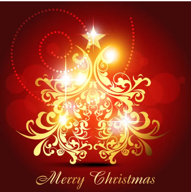 婚礼背景爱的礼赞圣诞节活动海报ai矢量模版下载