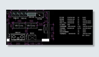 小厨房平面布置图图片