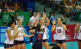 女排精彩瞬间图片